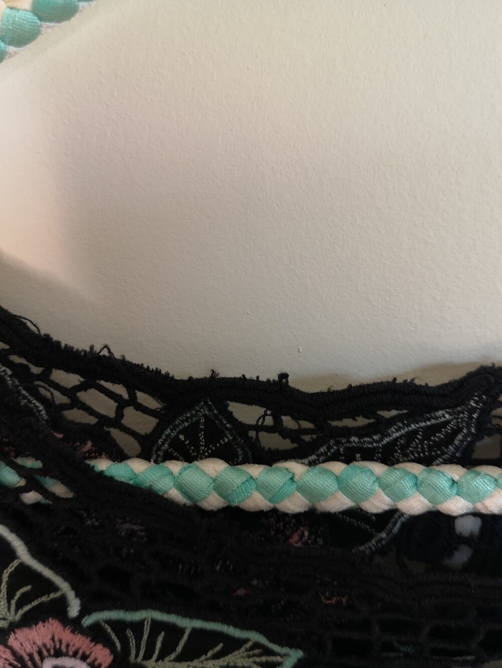 80s Embroidered Cutwork Top - Picture 9 of 9